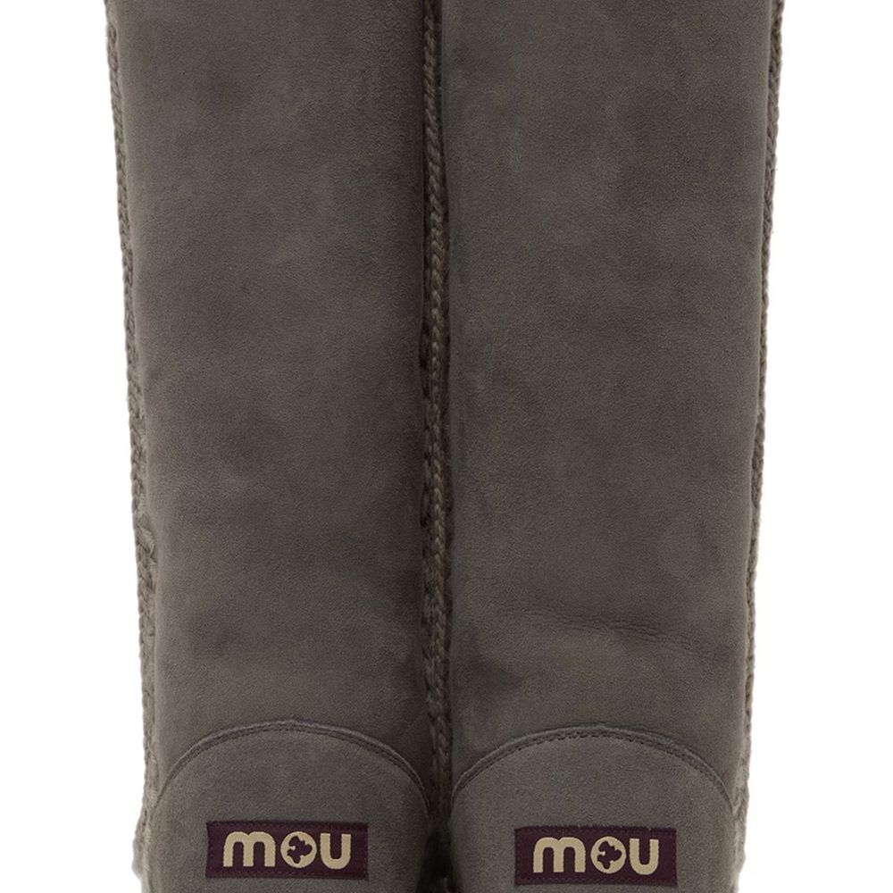 MOU Grey Shearling Tall Boot. Size 37 - Picture 3 of 6